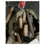 Concrete tools, roof rake