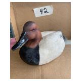 canvas back duck decoy