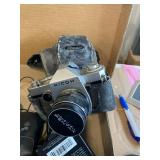 Vintage cameras and camera accessories