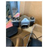 Vintage cameras and camera accessories