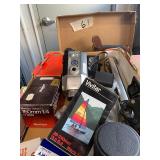 Tripod, cases and misc camera items