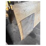 2 4x8 sheets ply wood and one part sheet