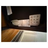 Solid Wood Table with Additional Leaves and 3 Padded Chairs