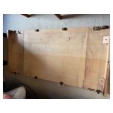 Solid Wood Table with Additional Leaves and 3 Padded Chairs