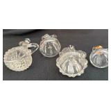 Vintage Glass Cruets and stopper collection with some from Heisey