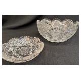 Cut Glass Crystal Bowls