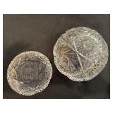 Cut Glass Crystal Bowls
