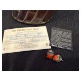 Artistic Shell Art Piece and Sterling Silver Apple Corral Earrings