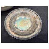 Wallace Silverplated Bowl, Eleanor Bavaria Serving Dish & D.E. McNicol East Liverpool Bowl