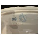 Wallace Silverplated Bowl, Eleanor Bavaria Serving Dish & D.E. McNicol East Liverpool Bowl