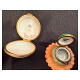 Decorative Limoges Boxes From Europe
