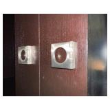 Michael Weiss Lighted Mirrored Back Display Cabinet with Glass Doors and Drawer