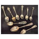 Sterling Silver Spoon Collection from Travels
