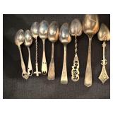 Sterling Silver Spoon Collection from Travels