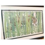 Stunning Tiger Artwork Print by Ikki Matsumoto