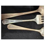 WH Rodgers Assorted Silver Plated Flatware Set in Box