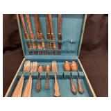 Assorted Silver Plated Flatware in a Box