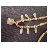 Four Gold Tone Beaded Necklaces