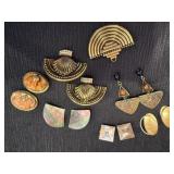 Ermani Bulatti and Others Clip Ear Rings Plus Necklace Pennant