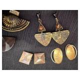 Ermani Bulatti and Others Clip Ear Rings Plus Necklace Pennant