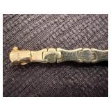 Attractive 14 CT Gold Bamboo Design Bracelet