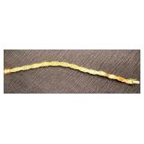 Attractive 14 CT Gold Bamboo Design Bracelet