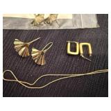 Gingko Earrings & Necklace