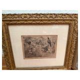 Vintage Original Art Pieces in Attractive Frames