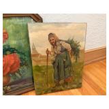 Vintage Original Art Pieces in Attractive Frames