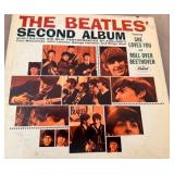 The Beatles Second LP Record Album With Insert