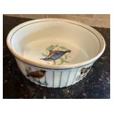 Louis Lourioux "Le Faune" Porcelian Souffle or Casserol Dish Made in France