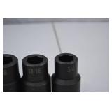 Hand Tool Lot - 7-Piece SAE 3/4" drive Impact Socket Set (SK)