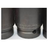 Hand tool lot: SAE 3/4" drive SK impact socket set, 6 pcs