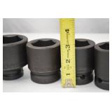 Hand tool lot: SAE 3/4" drive SK impact socket set, 6 pcs