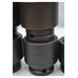 Assorted S-K Impact Sockets, Metric Sizes 27mm-42mm