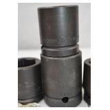 Assorted S-K Impact Sockets, Metric Sizes 27mm-42mm