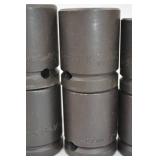 Assorted S-K Impact Sockets, Metric Sizes 27mm-42mm