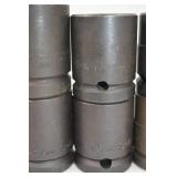 Assorted S-K Impact Sockets, Metric Sizes 27mm-42mm