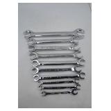 SK Combination Wrench Set SAE Sizes - 10 Piece Hand Tool Lot