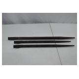 SK Hand Tool Lot - 3 Steel Pry Bars, Model 6683