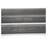 SK Hand Tool Lot - 3 Steel Pry Bars, Model 6683