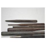 Hand tool lot - SK punches and chisels assortment