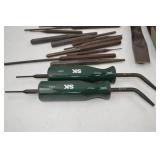 Hand tool lot - SK punches and chisels assortment