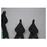 Hand Tool Lot - SK Snap Ring Pliers Set & Wire Stripper