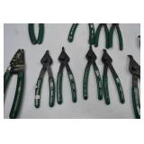 Hand Tool Lot - SK Snap Ring Pliers Set & Wire Stripper