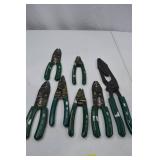 Hand Tool Lot - 7 Piece SK Wire Stripper and Crimper Set