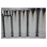 Set of Mixed SAE Chrome Sockets - SK Brand 1/2 Drive