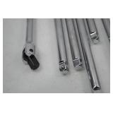 SK Hand Tool Lot -3/8" Drive Ratchet and Extension Bar Set (8 Pieces)