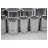 SK SAE 1/2 Drive Socket Set