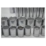 SK Metric 1/2 Drive Socket Set. (New)